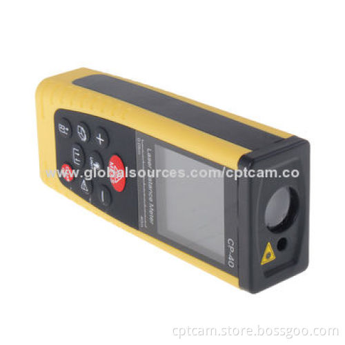 CP-40 New Laser Distance Measurers with Area/Volume Calculator, 0.05-40m Range